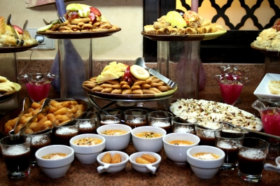 Dessert-Buffet (Ägypten 2010)