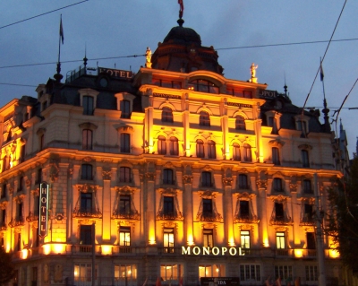 Luzern, Fassade vom Hotel Monopol (2005)