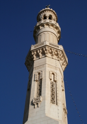 Minarett der Aldahaar Moschee, Hurgada (Ägypten 2010)