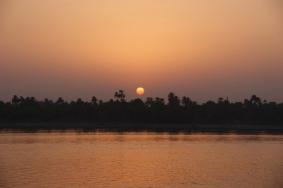 Sonnenuntergang auf dem Nil 4