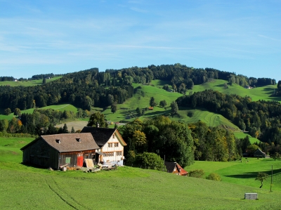 Hügeliges Appenzeller-Land