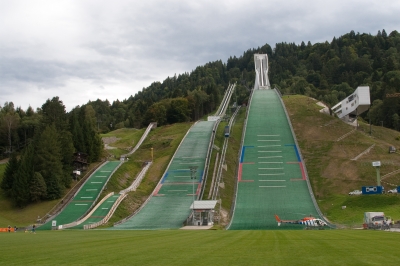 Sprungschanze in Partenkirchen