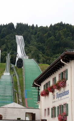 Sprungschanze in Partenkirchen