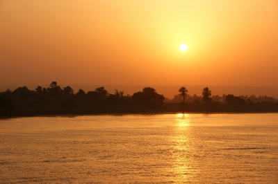 Sonnenuntergang auf dem Nil 7