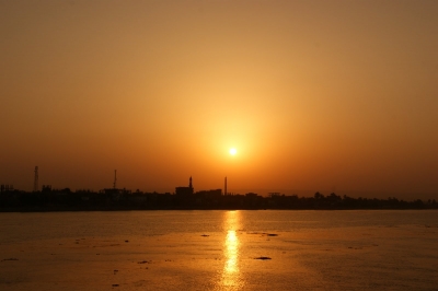 Sonnenuntergang auf dem Nil 8
