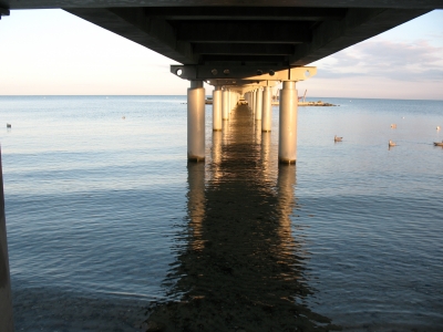 Kellenhusen Seebrücke von unten