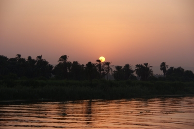 Sonnenuntergang auf dem Nil 9