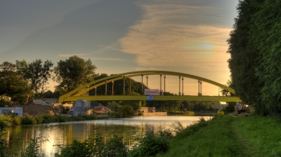 Brückenbau am Oder-Havel-Kanal