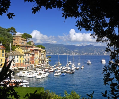 Traumhafter Blick auf Portofino