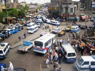 Strassenchaos in Kairo