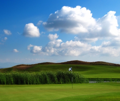 Allgemeiner Golfplatz Links-Course am Meer