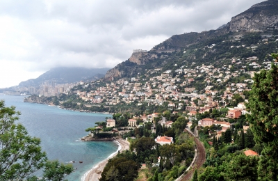 Staatstgrenze zum Fürstentum Monaco