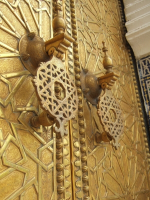 Eingangstor Königspalast Fès el Jédid, Marokko, Bild 2