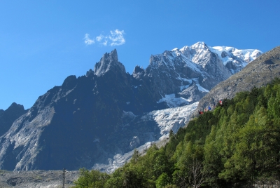 Bergkette im Valtournenche