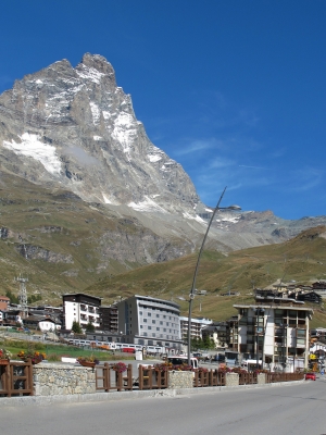 Das Matterhorn von Breuil aus gesehen