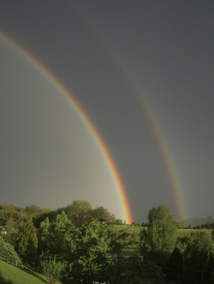 Regenbogen über Gmünd