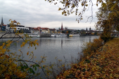 Herbstliche Stadtansicht von Würzburg