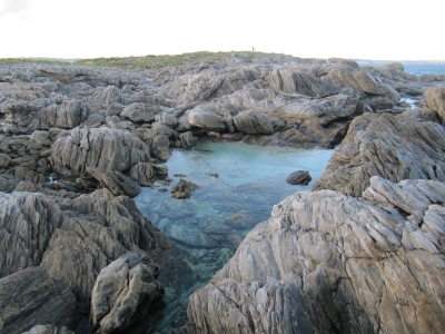 Türkisblaue Lagune