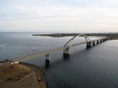 Luftbild Fehmarnsundbrücke