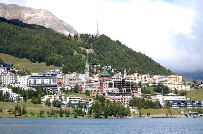 Blick auf St.Moritz