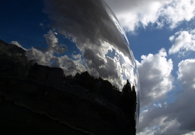 géode im parc de la vilette in Paris