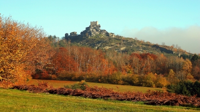 Burgruine Flossenbürg im Herbstgewand