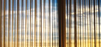 Gardinen-Fenster-Himmel Struktur