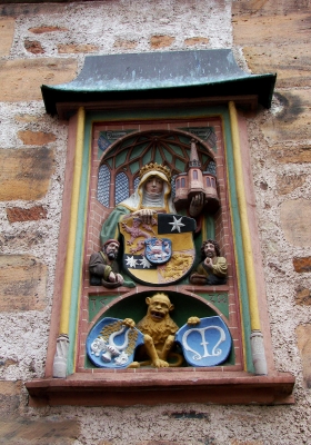 Marburg, Wappenfenster