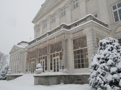 Schloss Wilhelminenberg im Winter