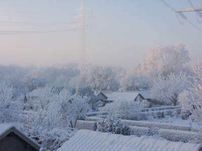 Verschneites Ruhrgebiet