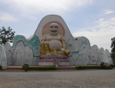 Tempelanlage in Kanchanaburi, Thailand