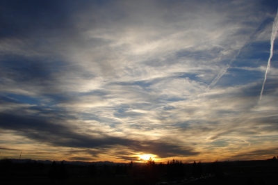 Abendstimmung im Herbst