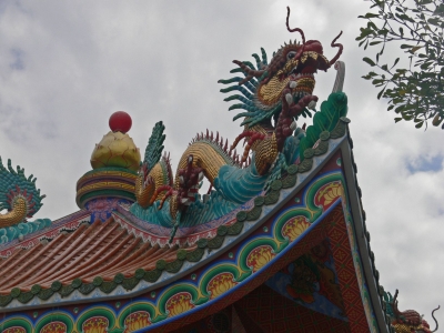 Chinesischer Tempel bei Suphan Buri