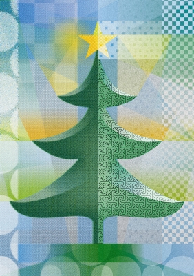 Weihnachtsbaum (Textil) 2010