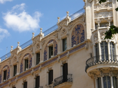 Fassadenausschnitt Gran Hotel Palma de Mallorca