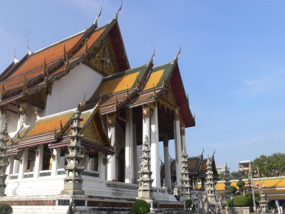 Wat Suthatthep Warawam Bangkok, Thailand