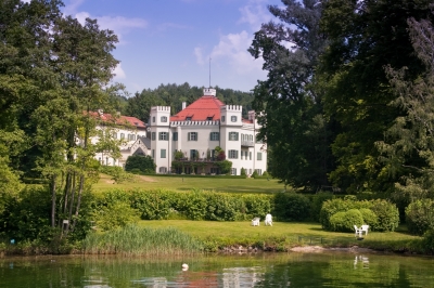 Das Schloss Possenhofen am Starnberger See