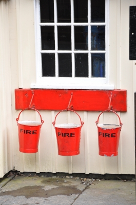 Feuerlöscher in Tanybwlch, Wales