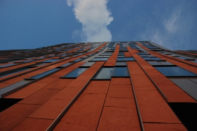 Fassade in der HafenCity