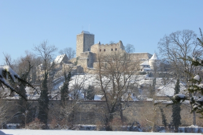 Burg Pappenheim im Winter