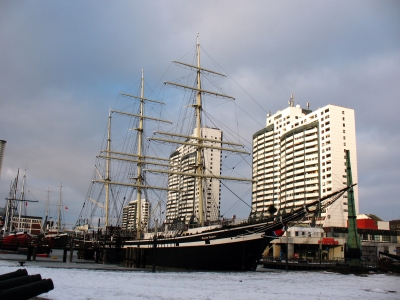 Bremerhaven Schiff Seute Deern im Museumshafen