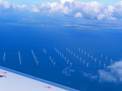 Windpark im Meer