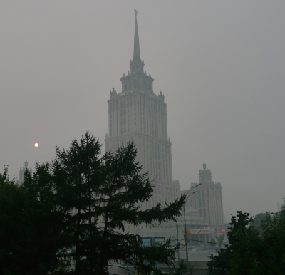 Smog in Moskau