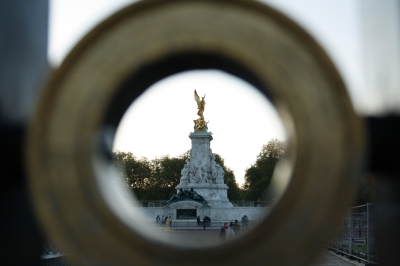 Buckingham Palast und Victoria Memorial aus einer ganz anderen Sichtweise...