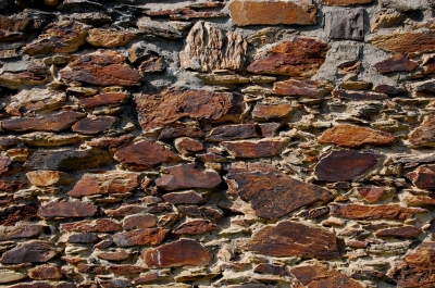 Textur mittelalterliche Burgmauer