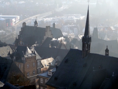 Ein Wintermorgen in Marburg