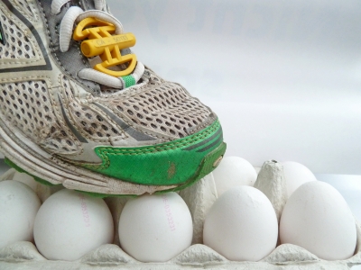 Wie auf rohen Eiern - Training bei Blitzeis