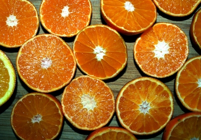Orangen allüberall