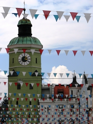 Kirchturm in Vilsbiburg