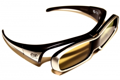 3D Panasonic Brille Shutterbrille coloriert